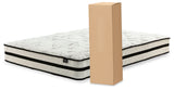Socalle 2-Piece Full Platform Bed with Mattress (Full Platform Bed, Chime 10 Inch Hybrid Full Mattress in a Box)