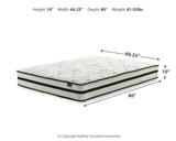 Chime 10 Inch Hybrid Twin Mattress in a Box (Bed Size: California King)