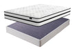 Chime 10 Inch Hybrid 2-Piece Mattress with Foundation (King Mattress in a Box, Foundation King Foundation)