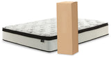 Socalle 2-Piece Twin Platform Bed with Mattress (Twin Platform Bed, Chime 12 Inch Hybrid Twin Mattress in a Box)