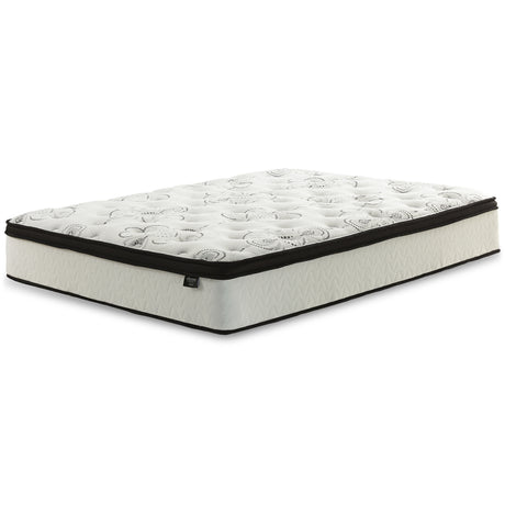 Socalle 2-Piece Twin Platform Bed with Mattress (Twin Platform Bed, Chime 12 Inch Hybrid Twin Mattress in a Box)