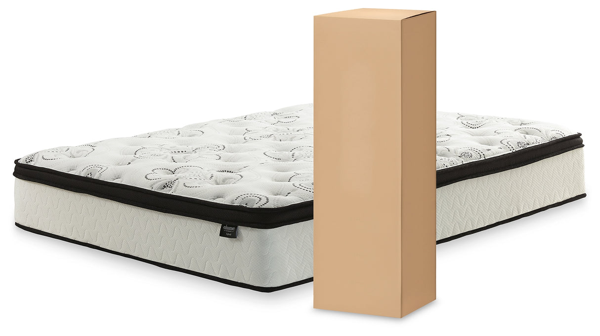 Socalle 2-Piece Full Platform Bed with Mattress (Full Platform Bed, Chime 12 Inch Hybrid Full Mattress in a Box)