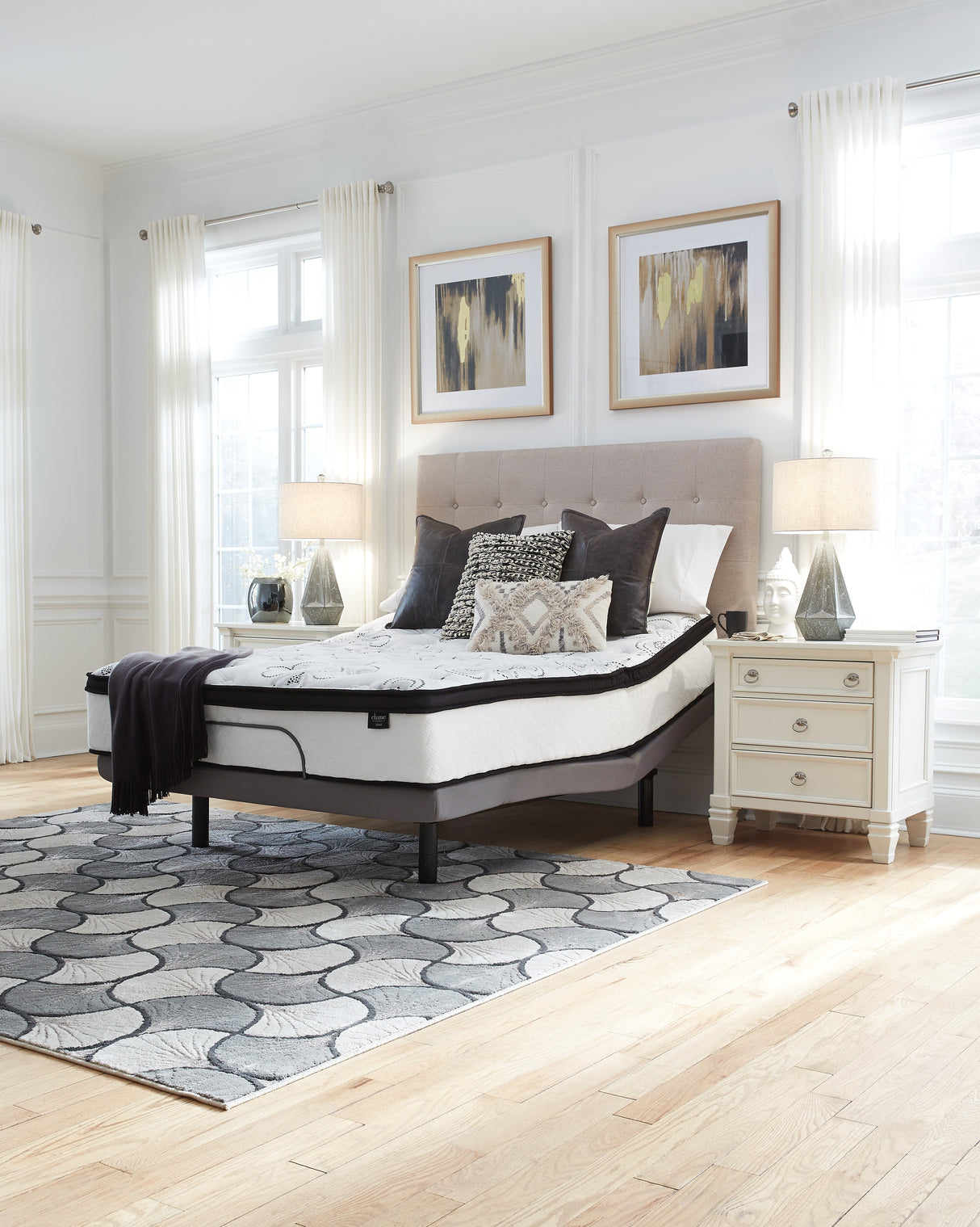 Chime 12 Inch Hybrid California King Mattress in a Box (Variation Bed Size: California King)