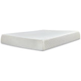 Socalle 2-Piece Twin Platform Bed with Mattress (Twin Platform Bed, 10 Inch Chime Memory Foam Twin Mattress in a Box)