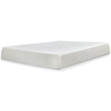 Socalle 2-Piece Queen Platform Bed with Mattress (Queen Platform Bed, 10 Inch Chime Memory Foam Queen Mattress in a Box)