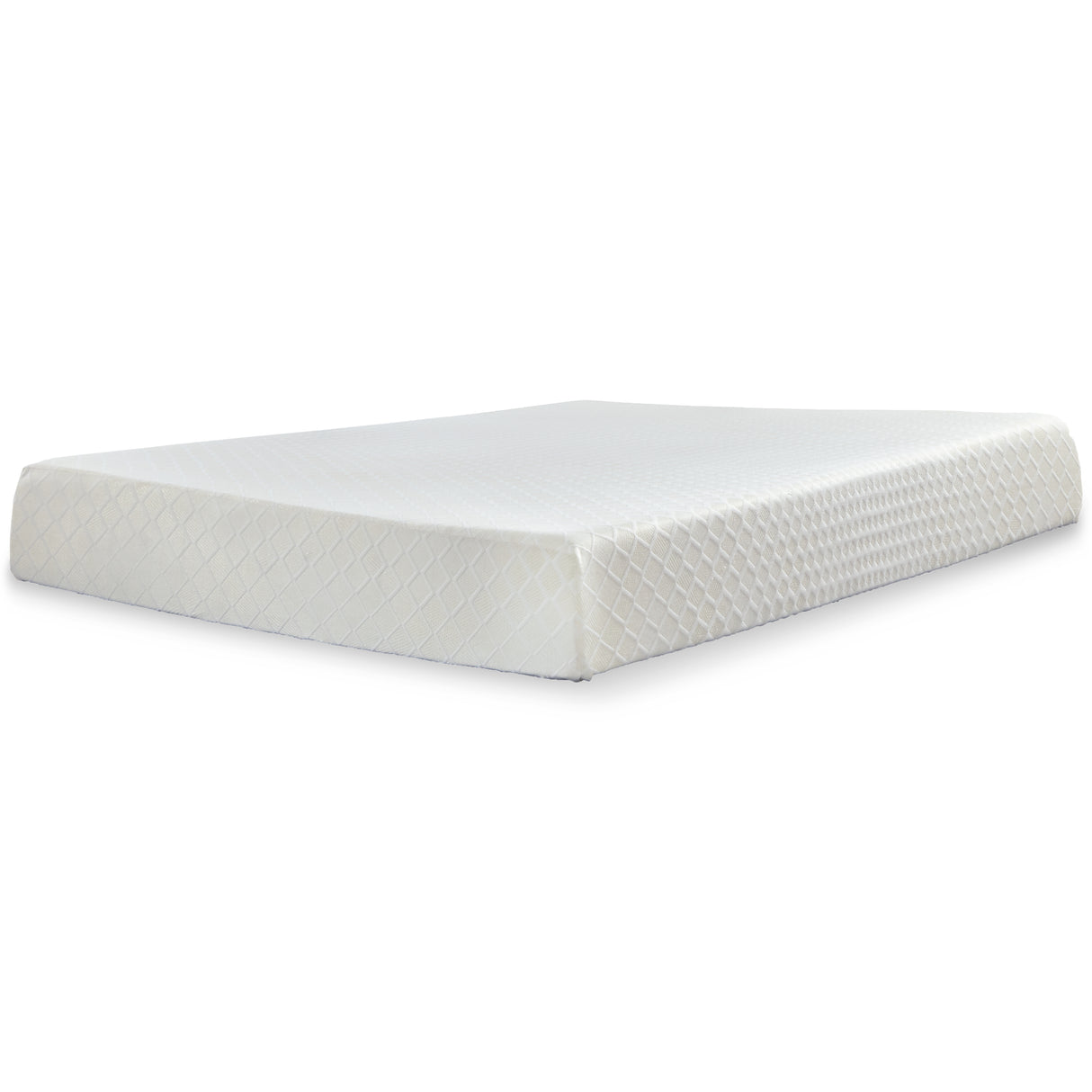 10 Inch Chime Memory Foam 2-Piece Mattress with Foundation (King Mattress in a Box, Foundation King Foundation)
