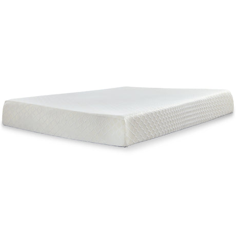 10 Inch Chime Memory Foam 2-Piece Mattress with Foundation (King Mattress in a Box, Foundation King Foundation)