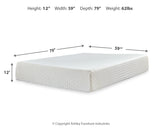 Chime 12 Inch Memory Foam Queen Mattress in a Box (Bed Size: Queen)