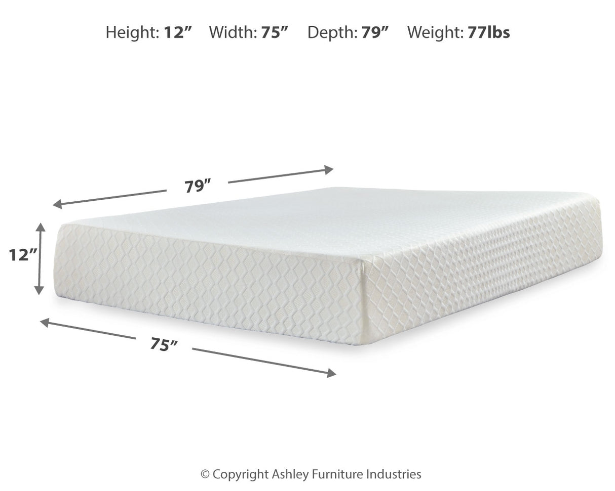 Chime 12 Inch Memory Foam California King Mattress in a Box