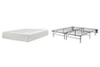 Chime 12 Inch Memory Foam 2-Piece Mattress with Foundation (King Mattress in a Box, Better than a Boxspring 2-Piece King Foundation)