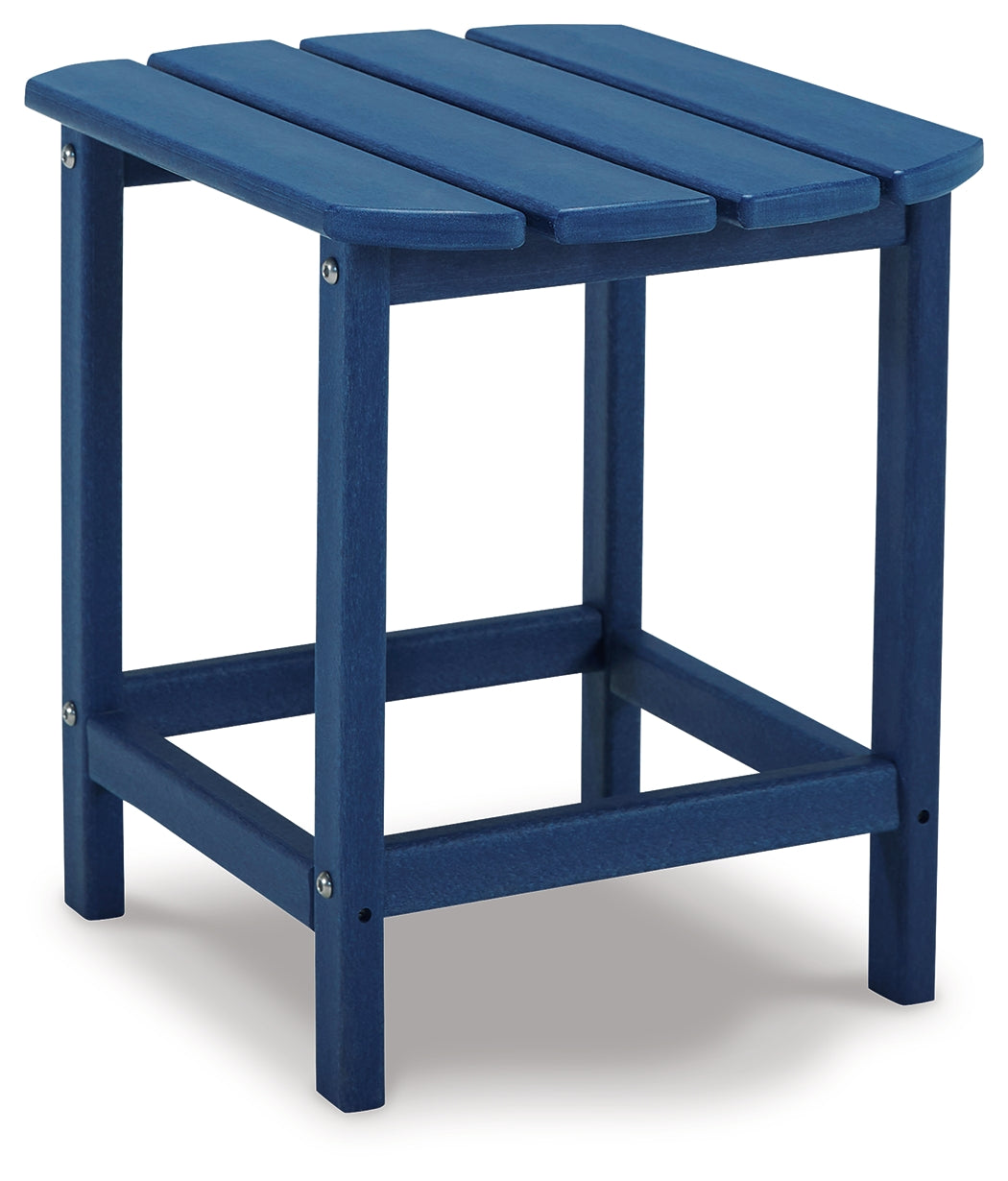 Sundown Treasure End Table (Color: Blue)