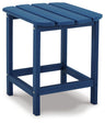Sundown Treasure End Table (Color: Blue)