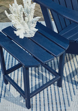 Sundown Treasure End Table (Color: Blue)