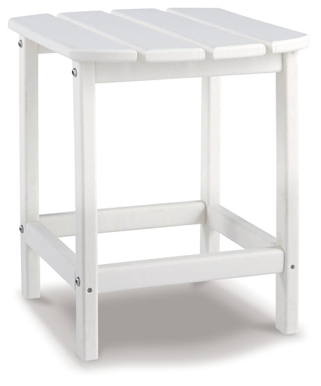 Sundown Treasure End Table (Color: White)