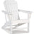 Sundown Treasure Adirondack Chair (Color: White)