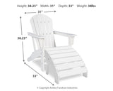 Sundown Treasure Adirondack Chair with End Table