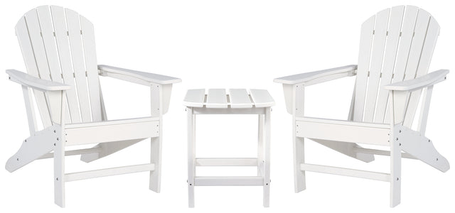 Sundown Treasure 3-Piece 2 Outdoor Chairs with End Table