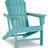 Sundown Treasure Adirondack Chair (Color: Turquoise)