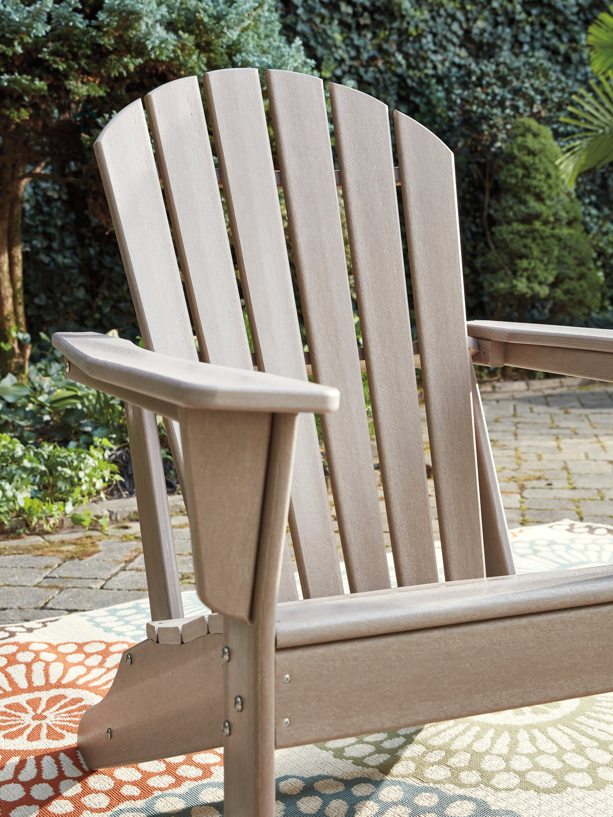 Sundown Treasure 3-Piece 2 Outdoor Chairs with End Table (End Table, Adirondack Chair, Adirondack Chair)