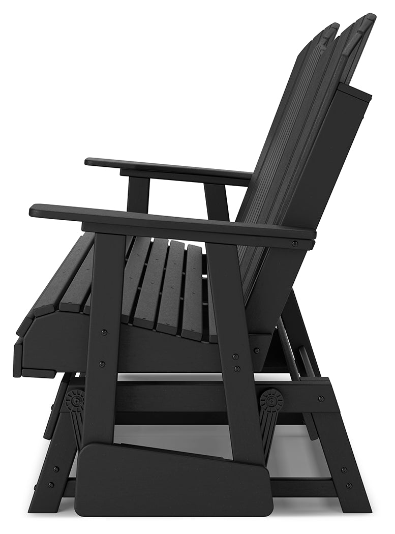 Hyland Wave Outdoor Glider Loveseat