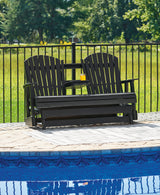 Hyland Wave Outdoor Glider Loveseat