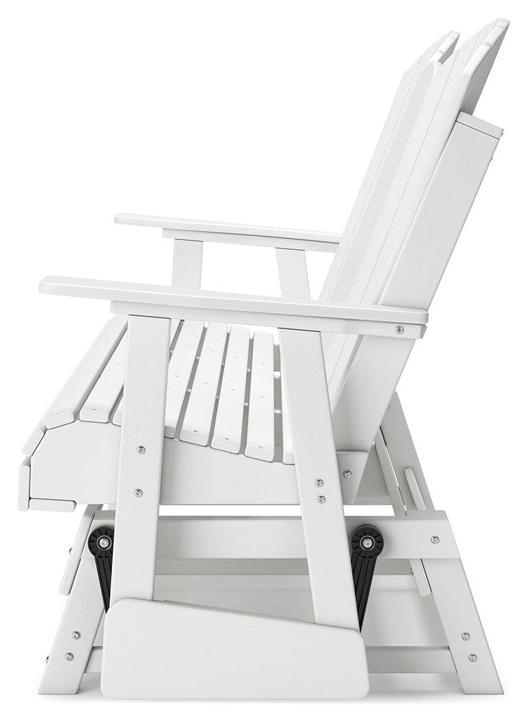 Hyland Wave Outdoor Glider Loveseat