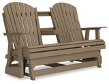 Hyland Wave Outdoor Glider Loveseat