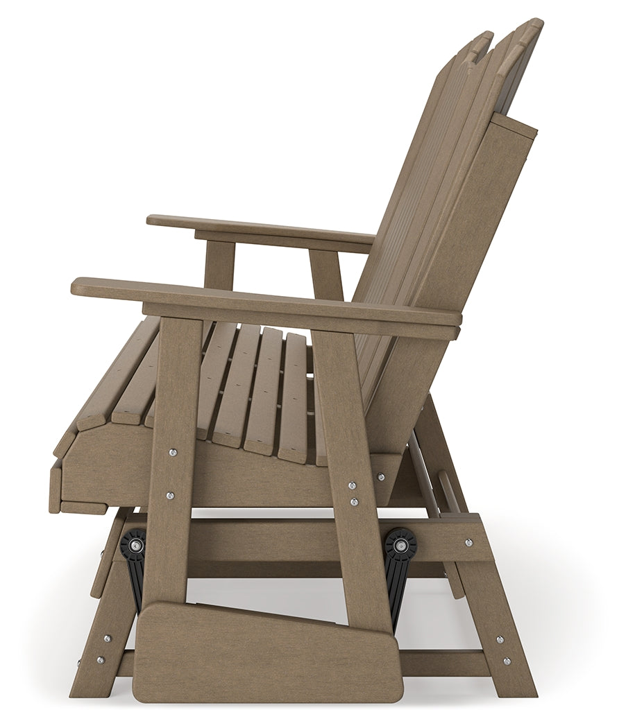 Hyland Wave Outdoor Glider Loveseat