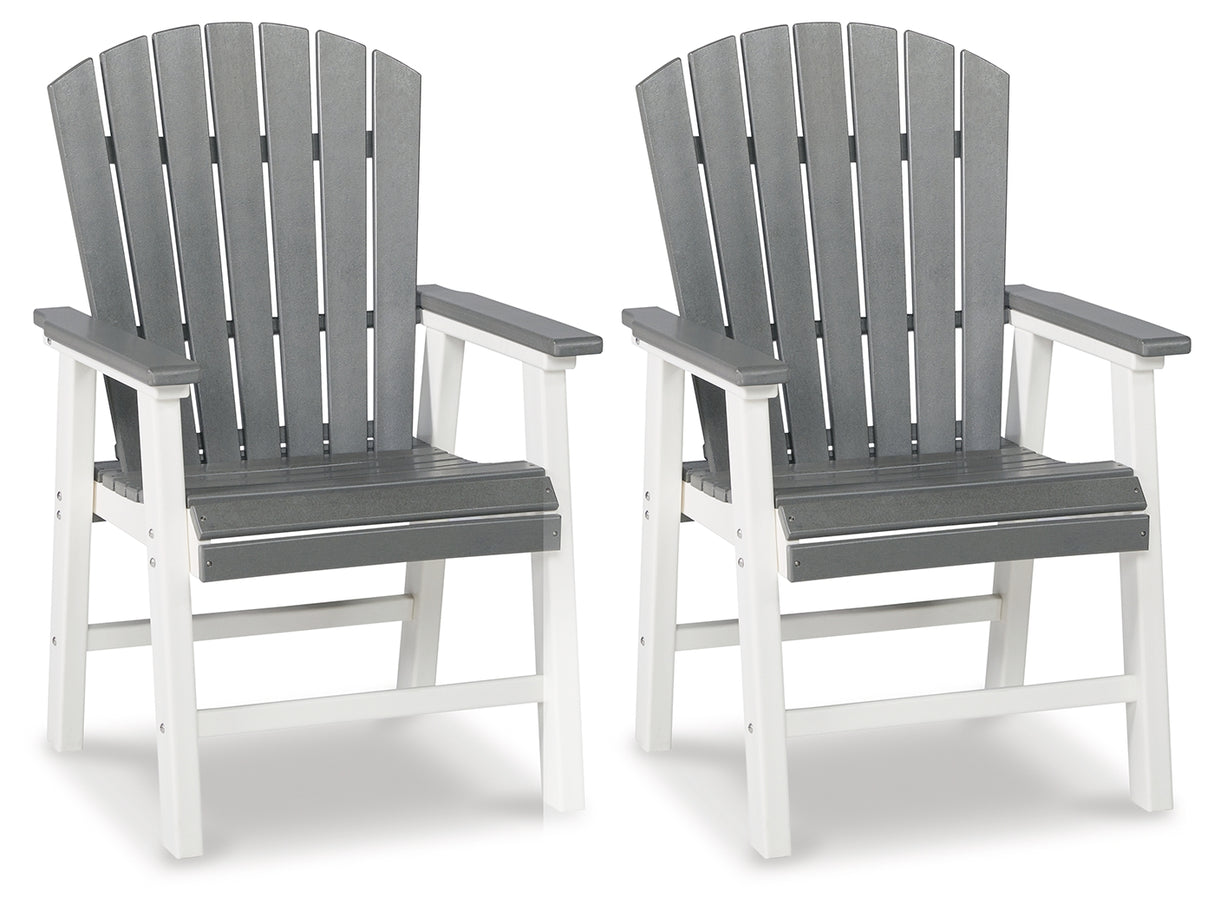 Transville Outdoor Dining Arm Chair (Set of 2)