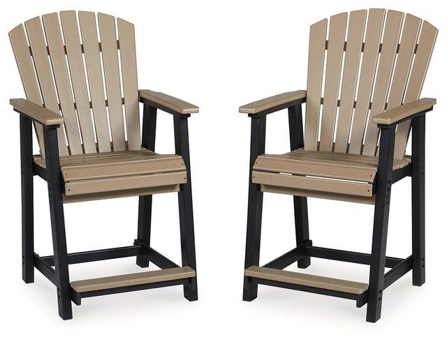 Fairen Trail Outdoor Counter Height Bar Stool (Set of 2)