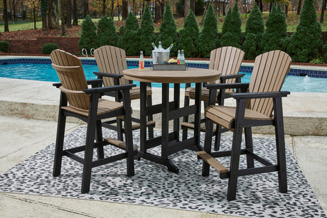 Fairen Trail 3-Piece Outdoor Bar Table and 4 Barstools (Bar Table, Barstool (Set of 2), Barstool (Set of 2))
