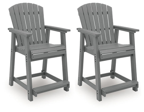Sanctuary Beach Outdoor Counter Height Bar Stool (Set of 2)