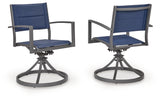 Rocky Creek Outdoor Sling Swivel Chair (Set of 2)