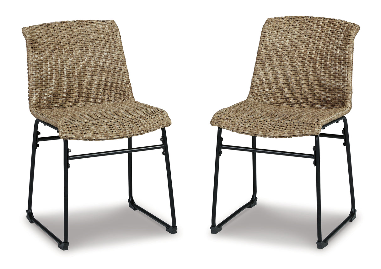 Amaris 2-Piece Outdoor Dining Table and 2 Chairs (Outdoor Dining Table, Outdoor Dining Chair (Set of 2))