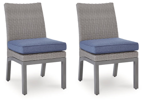Half Moon Beach Outdoor Side Chair with Cushion (Set of 2)