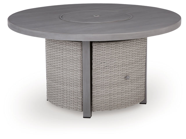 Half Moon Beach Outdoor Fire Pit Table