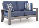 Half Moon Beach 2-Piece Outdoor Sofa and Loveseat
