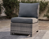 Salem Beach Armless Chair with Cushion