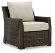 Brook Ranch Outdoor Lounge Chair with Cushion