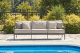 Ocean Beach Outdoor Sofa with Cushion