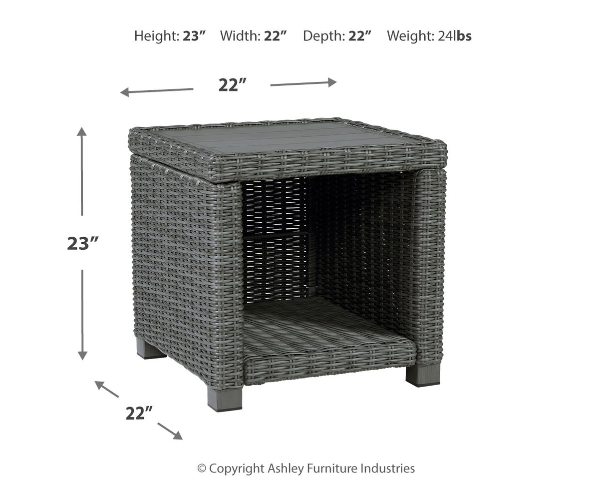 Elite Park 3-Piece Outdoor Coffee Table with 2 End Tables (Outdoor Coffee Table, Outdoor End Table, Outdoor End Table)