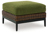 Horizon Hall Outdoor Ottoman with Cushion