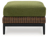 Horizon Hall Outdoor Ottoman with Cushion