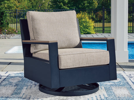 East Beach Outdoor Swivel Glider Chair with Cushion