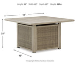 Cliff Trails 5-Piece Outdoor Fire Pit Table and 4 Chairs