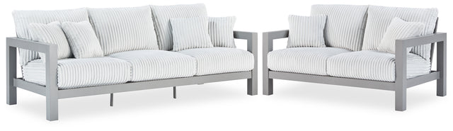 Hurley Park 2-Piece Outdoor Sofa and Loveseat