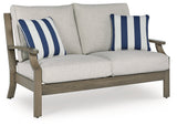Rainier Ranch 4-Piece Outdoor Loveseat and 2 Chairs with Coffee Table