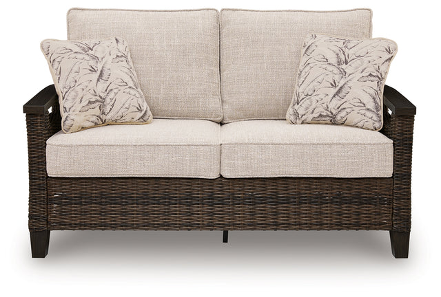 Monterey Point Outdoor Loveseat with Cushion