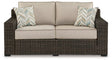 Coastline Bay Outdoor Loveseat with Cushion