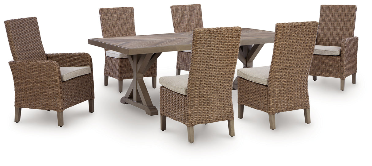 Laguna Heights 4-Piece Outdoor Dining Table and 6 Chairs